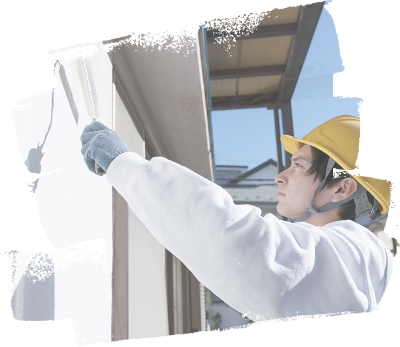 塗装工事作業風景